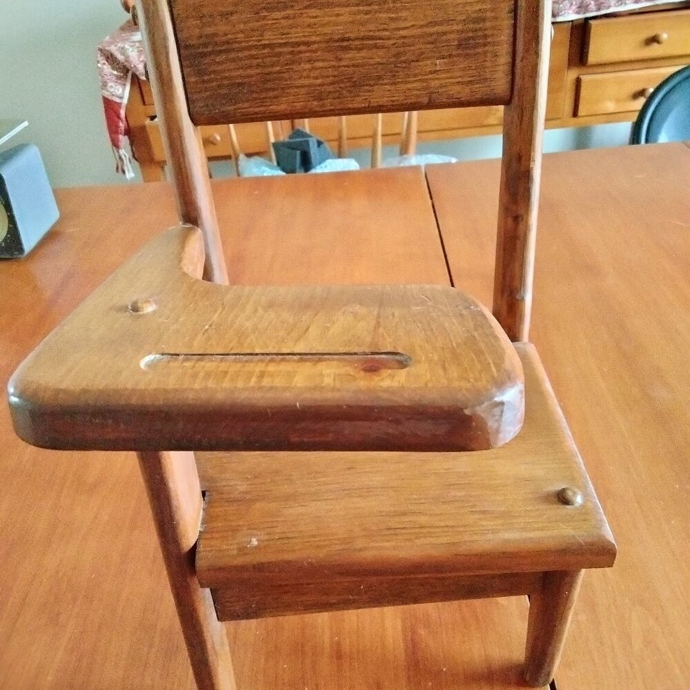 Handmade American Girl Doll Size Chair With Desk